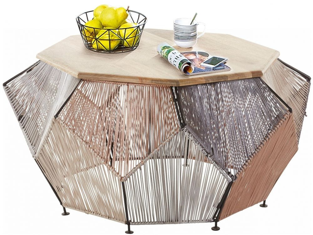 Danish Style Konferenčný stolík Ren, 90 cm, masívne mango